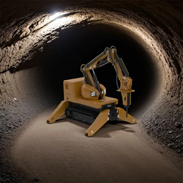 Robô de demolição para construção